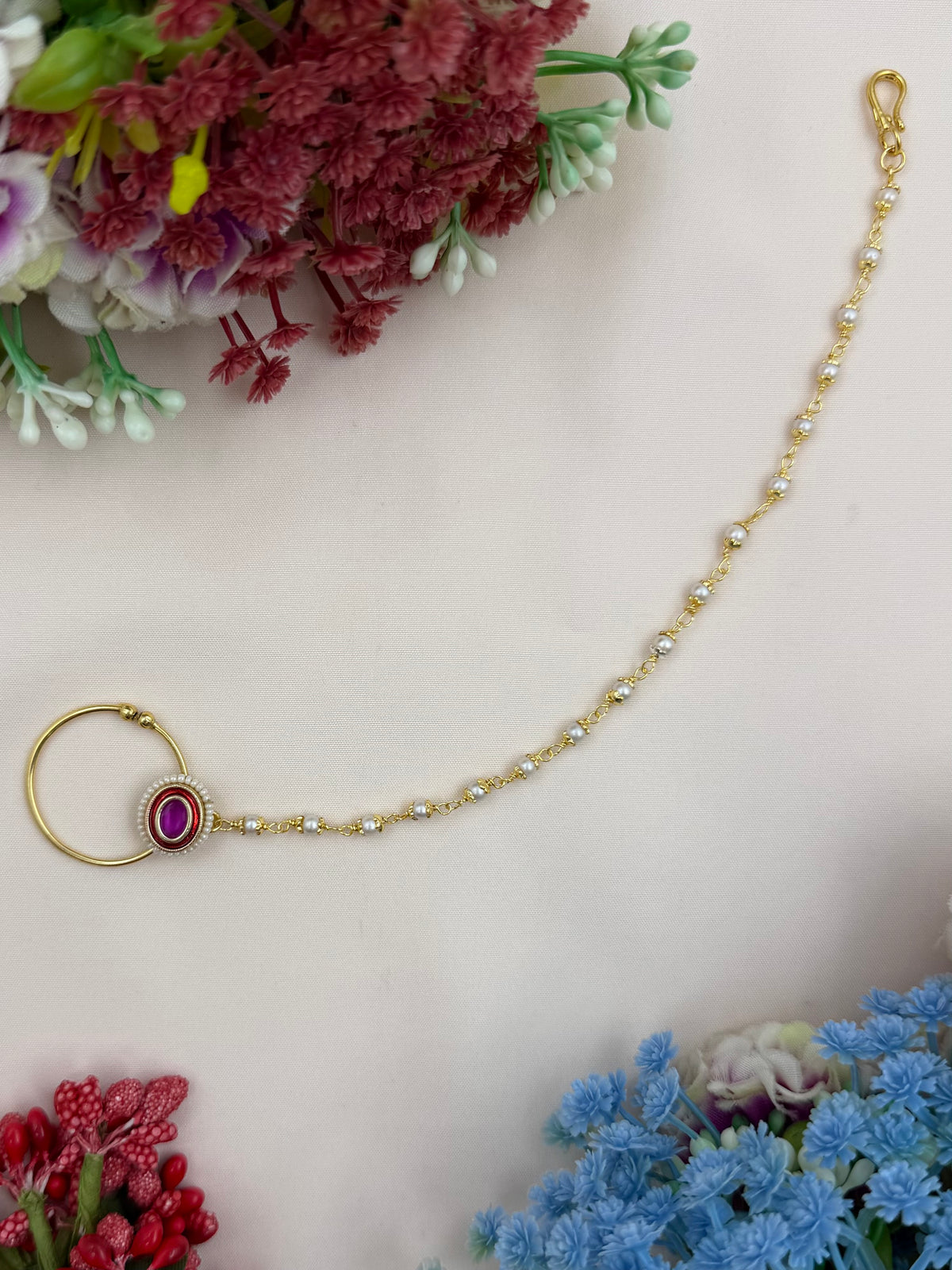 Nanda Traditional Indian Nose Ring