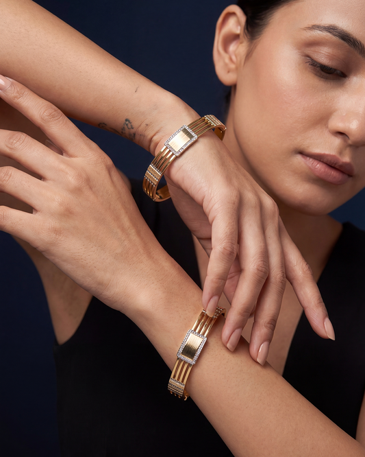 Uma Premium Two-tone Bangles