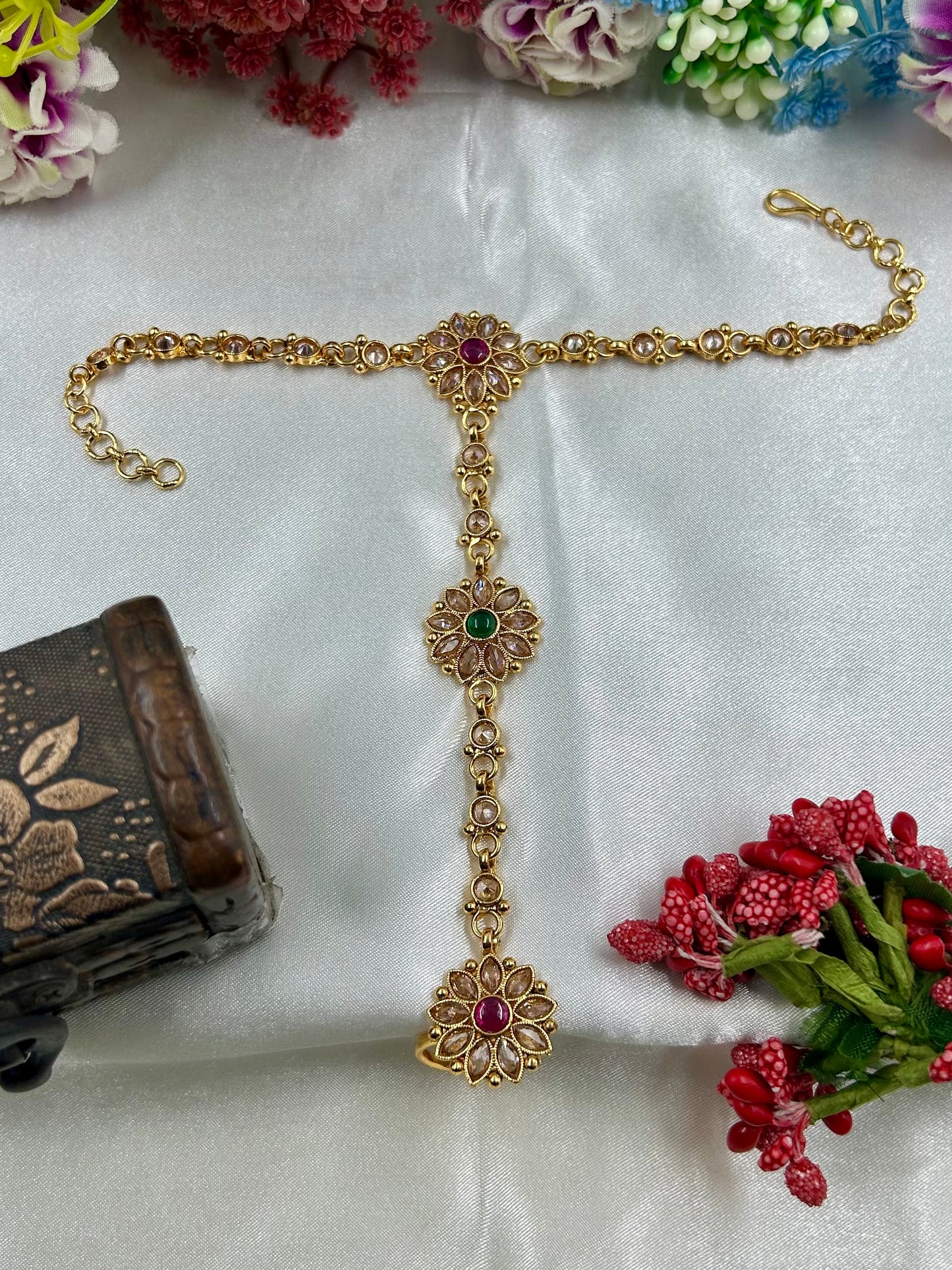 Traditional Gold Hath Panja (One Pis)