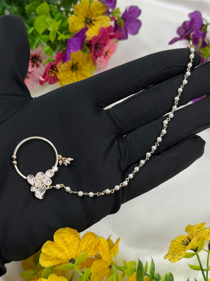 Mythili Moissanite Nose Ring