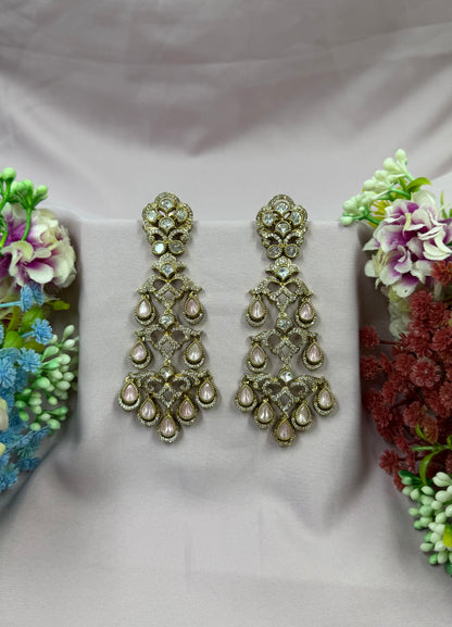 Sophia Victorian Moissanite Earring