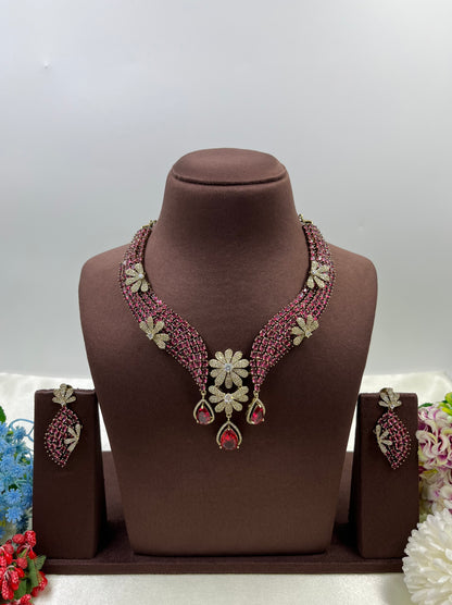 Anita Victorian American Diamond Necklace