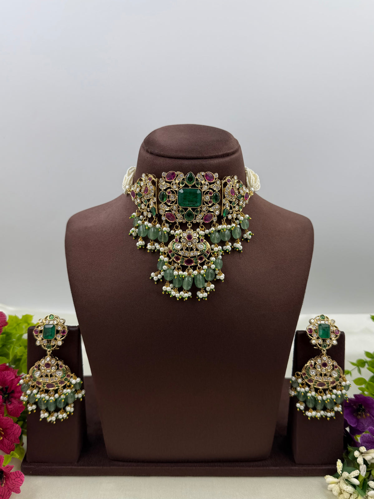 Diya Premium Traditional Choker Set