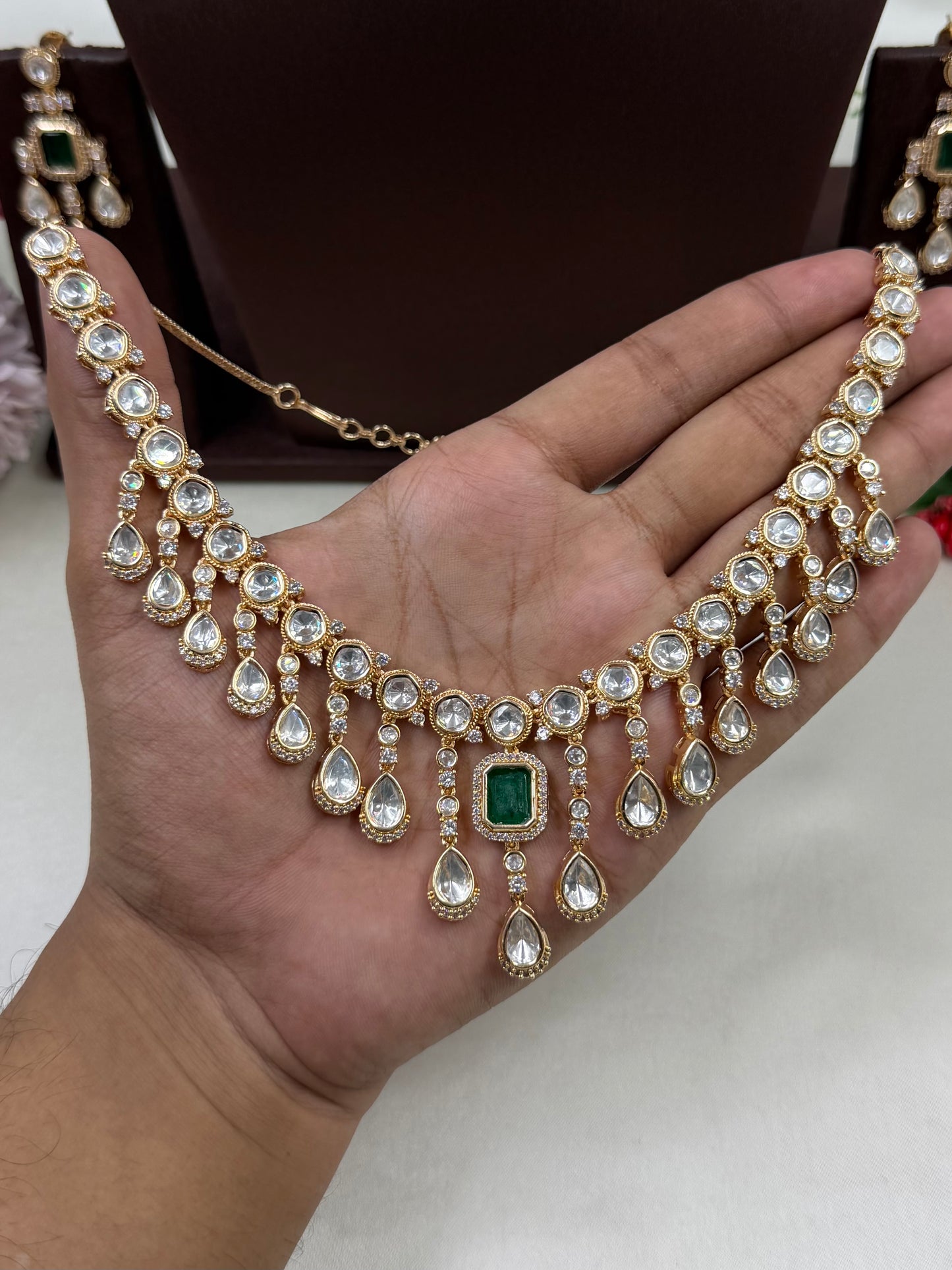 Samrudhi Premium Moissanite Necklace