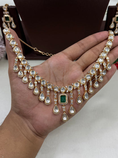 Samrudhi Premium Moissanite Necklace