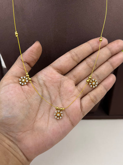 Zara Traditional Invisible Necklace Set