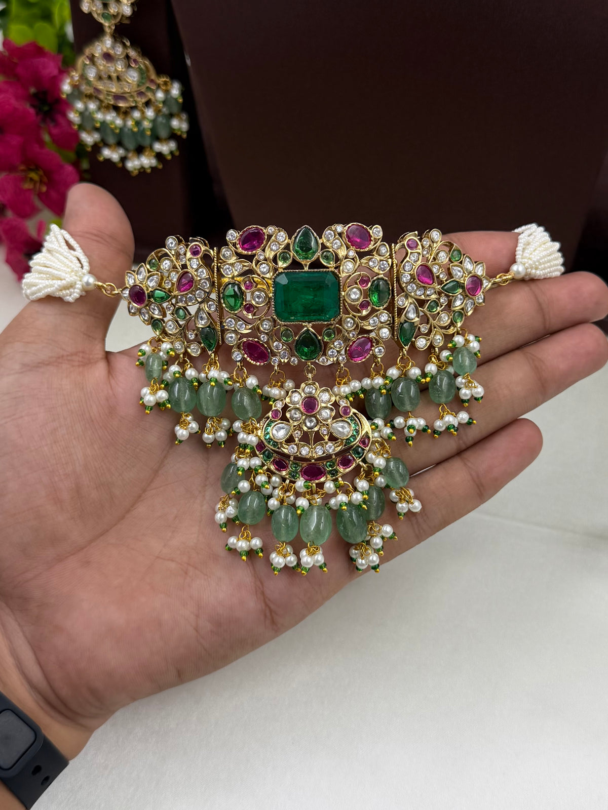Diya Premium Traditional Choker Set