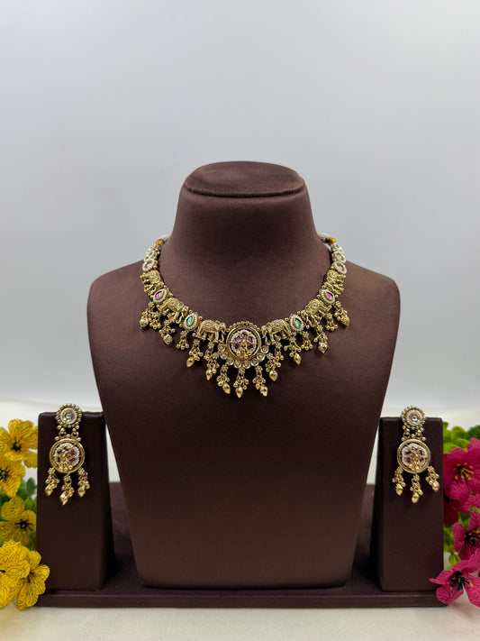 Sanchita Heritage Delicate Necklace