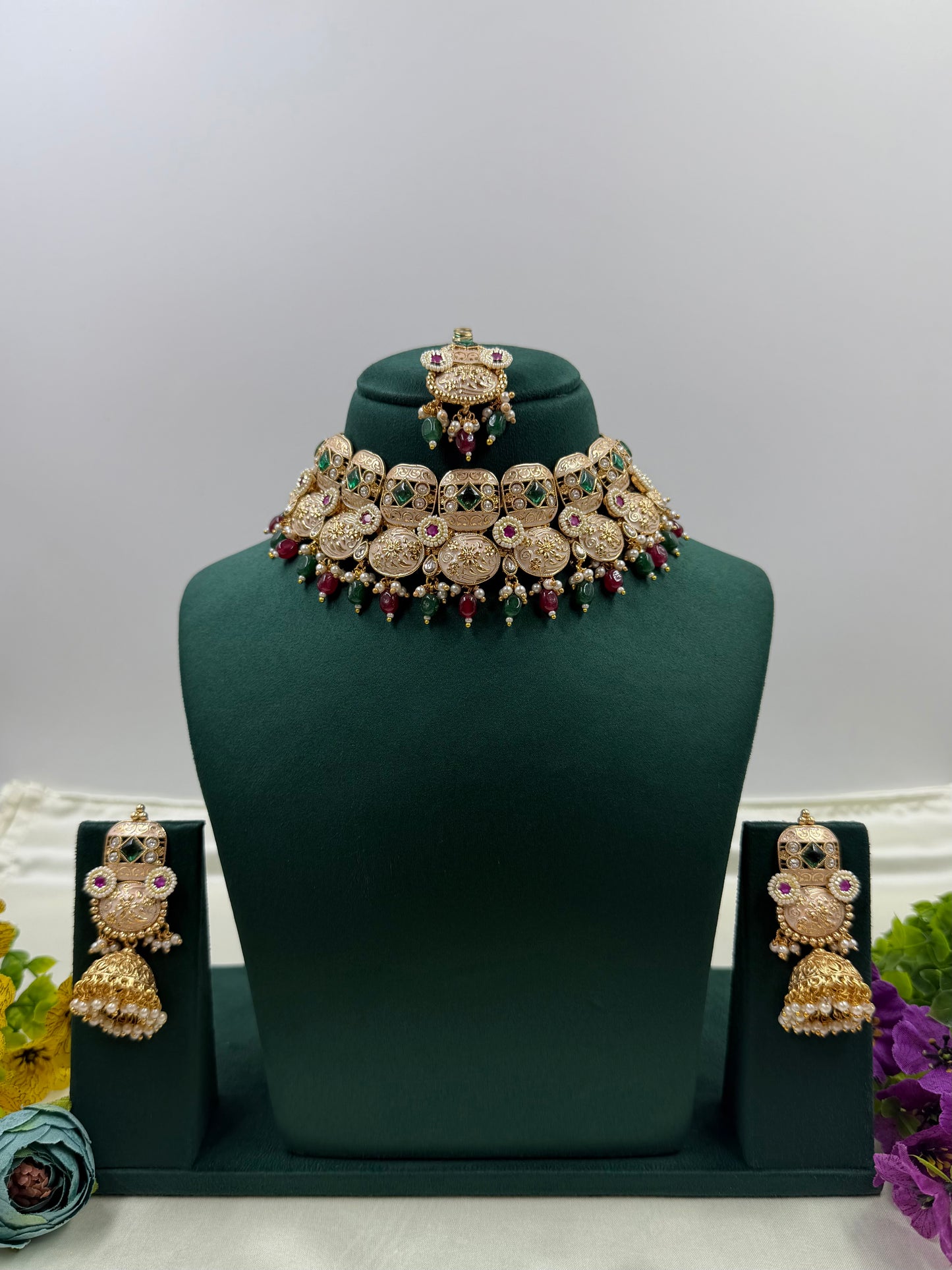 Meera Choker Necklace Set