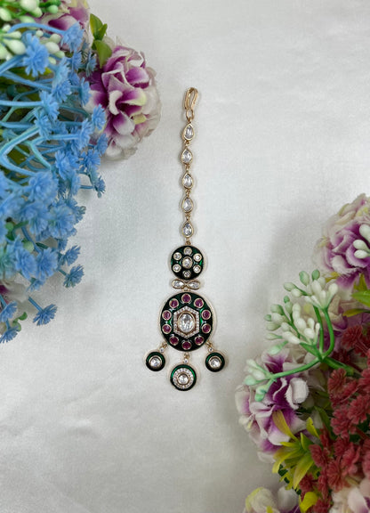 Mandira Moissanite Mang Tika