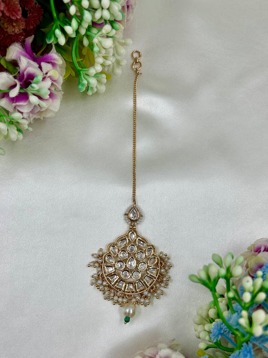Rohini Moissanite Mang Tika
