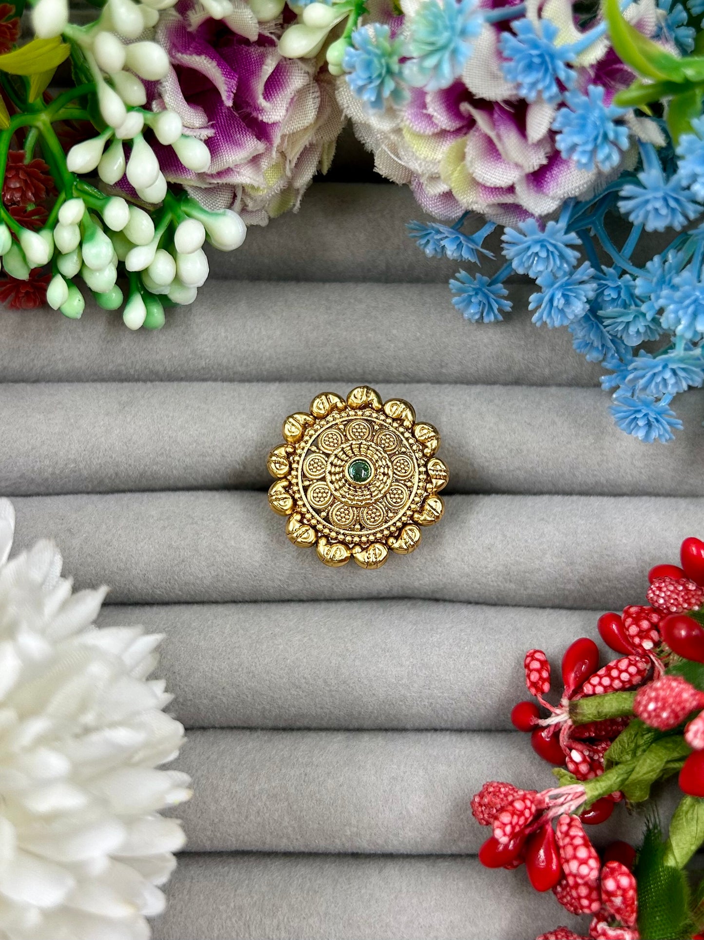 Ritu Heritage Finger Ring (Adjustable)