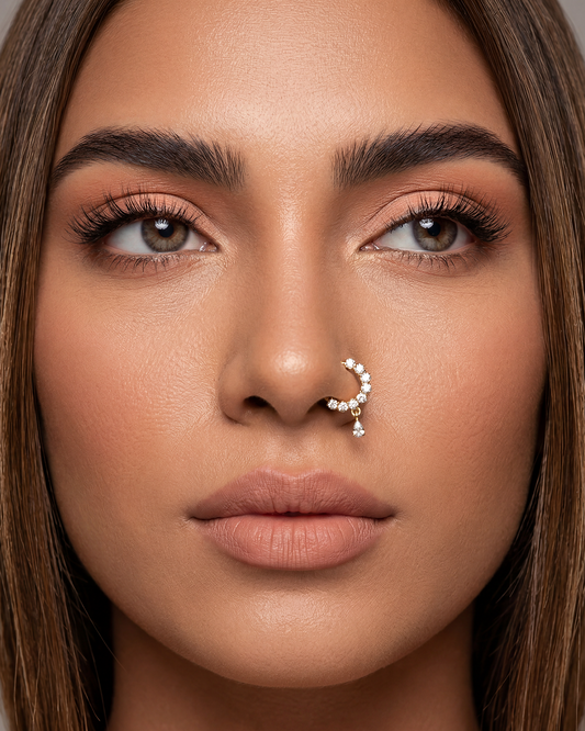 Disha American Diamond Nose Ring