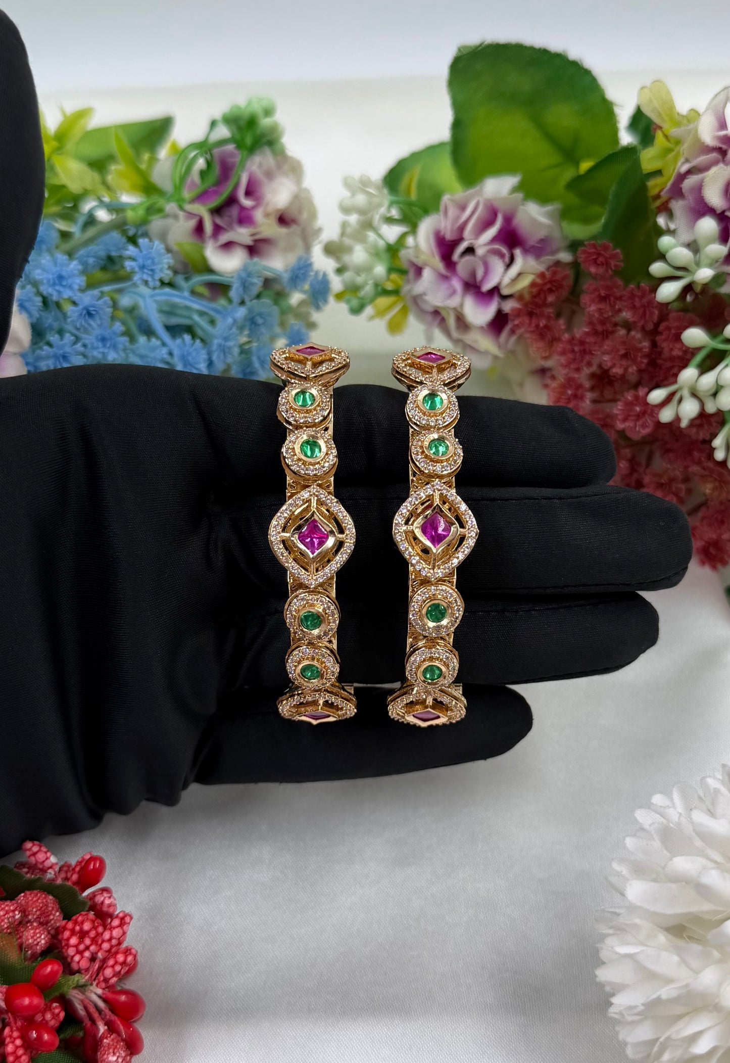 Swara Heritage Bangles (Openable)