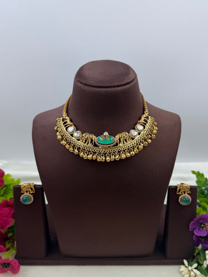 Pallavi South Indian Necklace Set