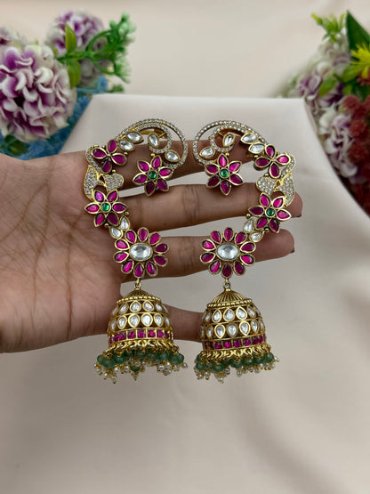 Shruti Pachi Kundan Jhumka Earring