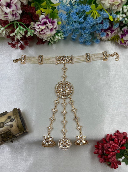 Sara Moissanite Premium Hath Panja (One pis)