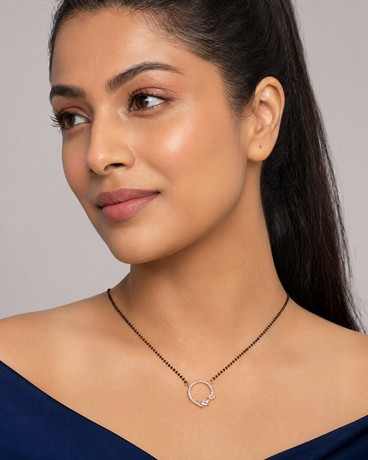 Mira Rose Gold Mangalsutra