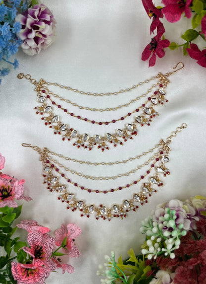 Madhuri Moissanite Earchain