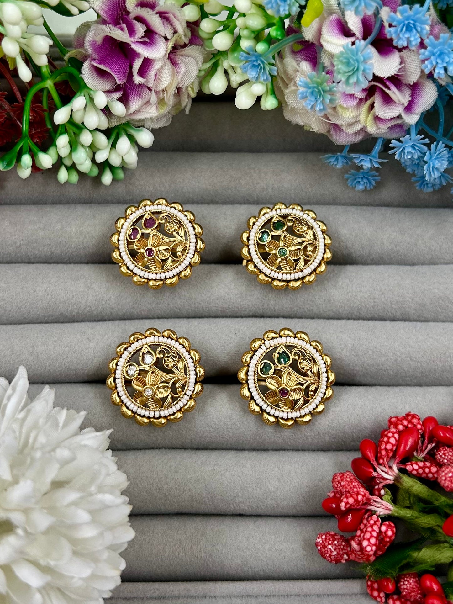 Heena Heritage Finger Ring (Adjustable)