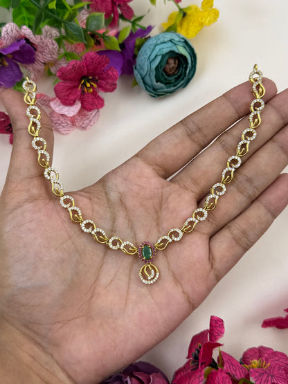 Poonam Traditional Delicate Necklace