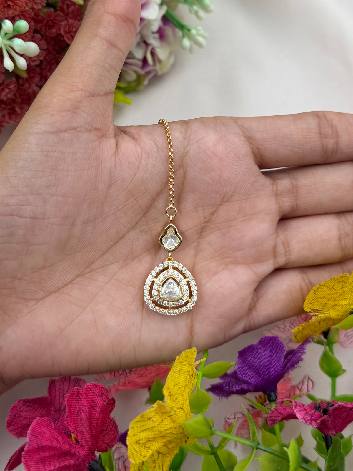 Anisha Moissanite Mang Tika