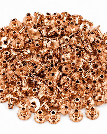 Premium Brass Earring Back Stopper Grip Studs 20 Pcs