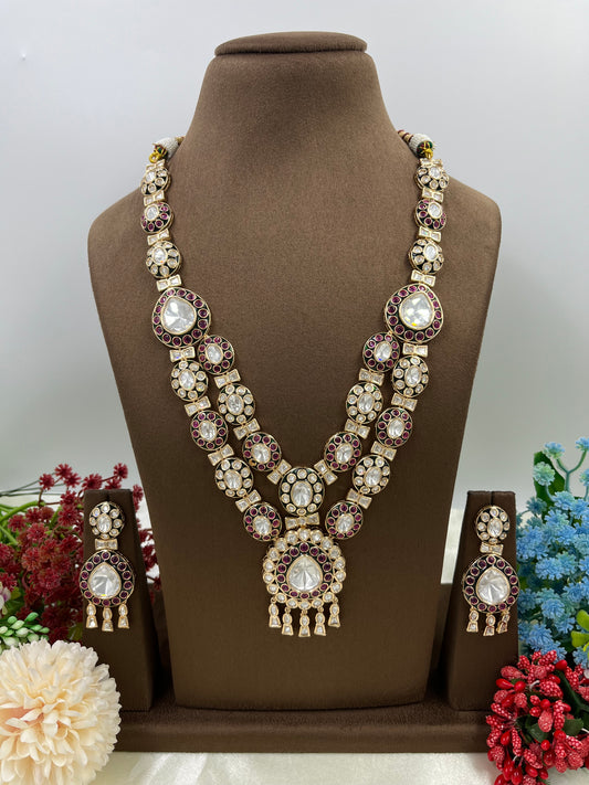 Zubeidaa Moissanite Long Necklace