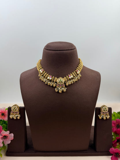 Meghavi Heritage Chorski Necklace Set