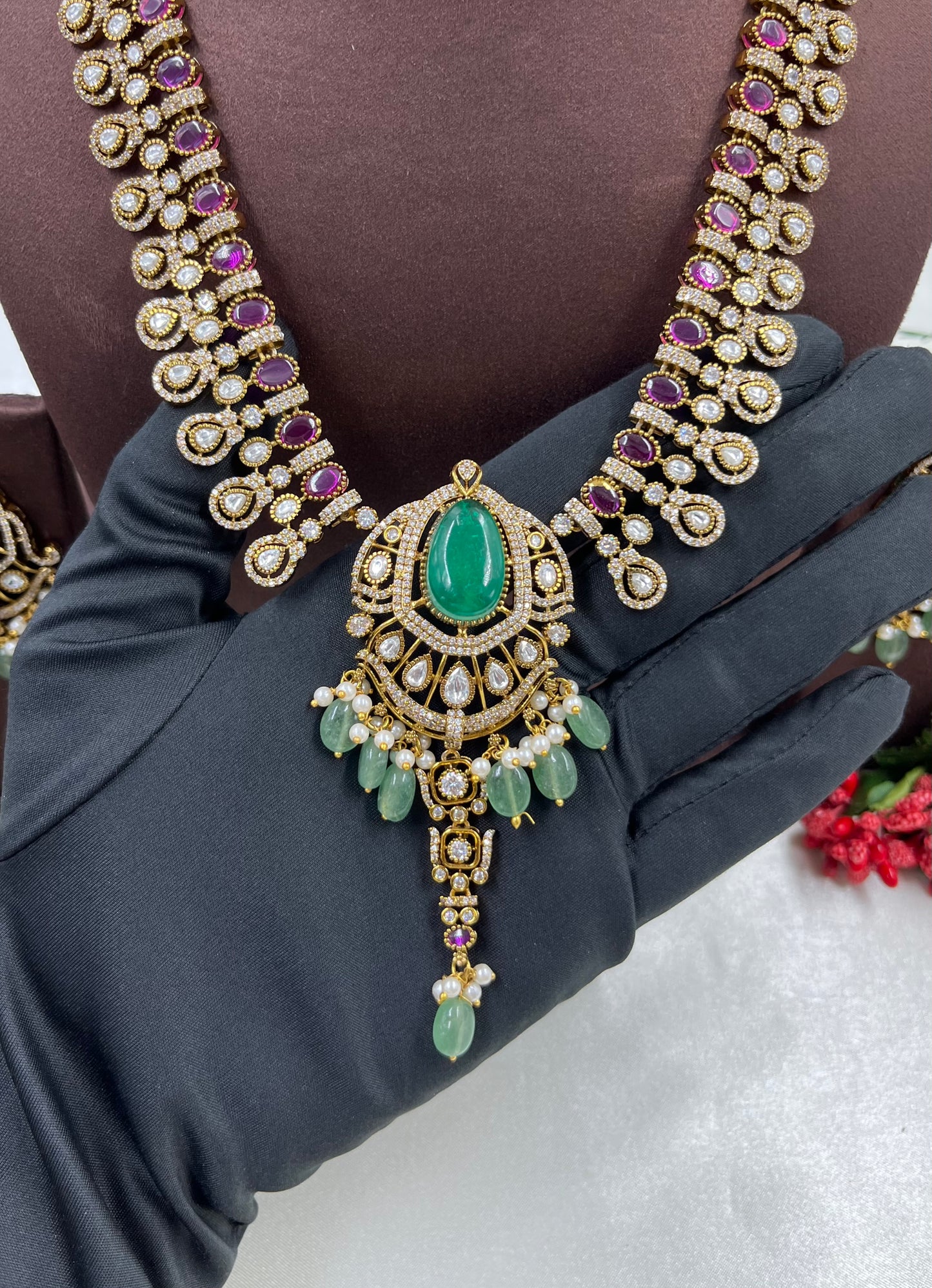 Rudrama Victorian Semi Long Necklace