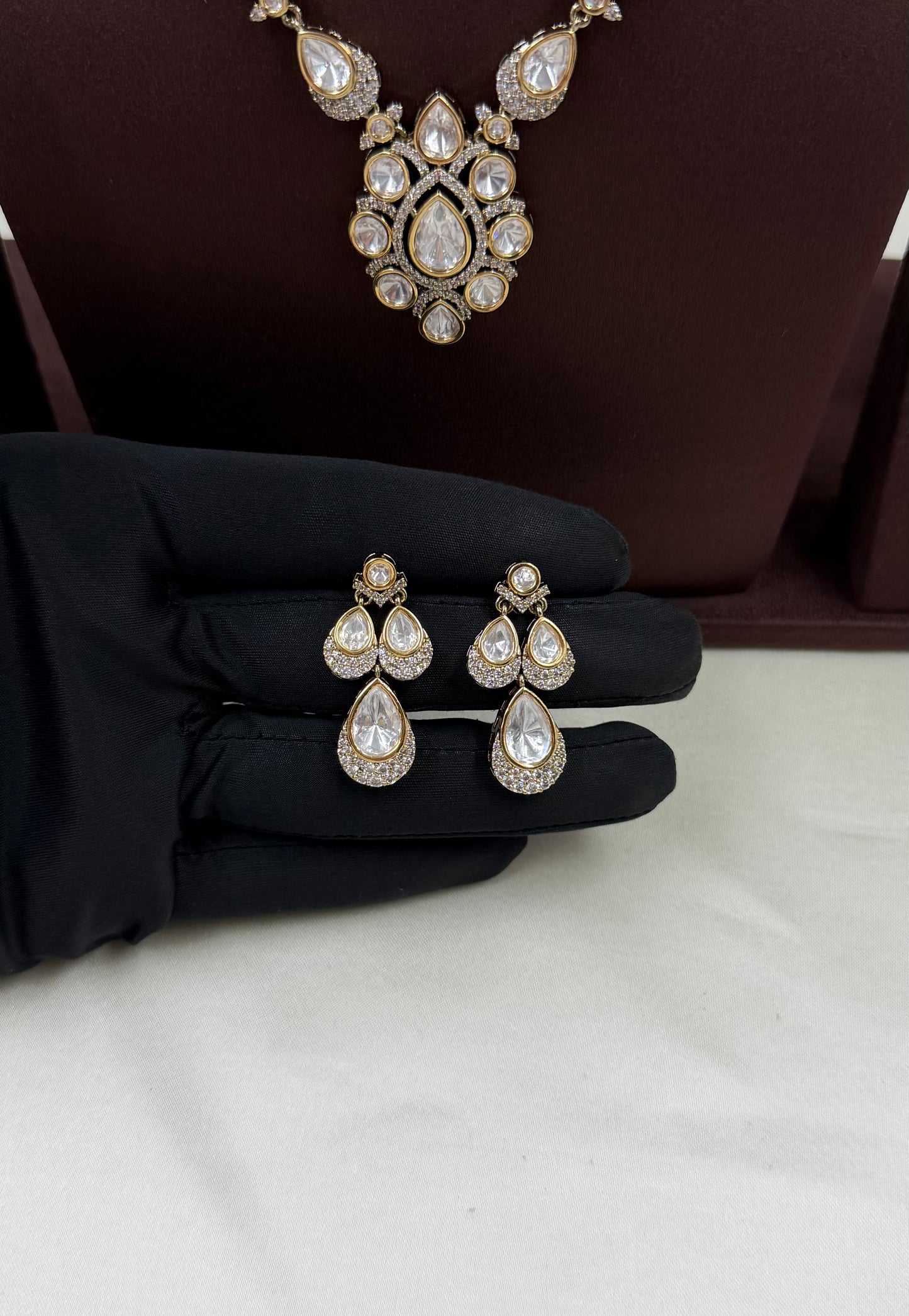 Chitra Victorian Moissanite Delicate Necklace