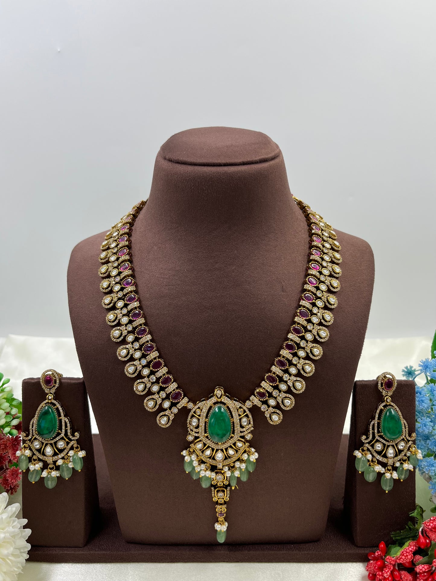 Rudrama Victorian Semi Long Necklace