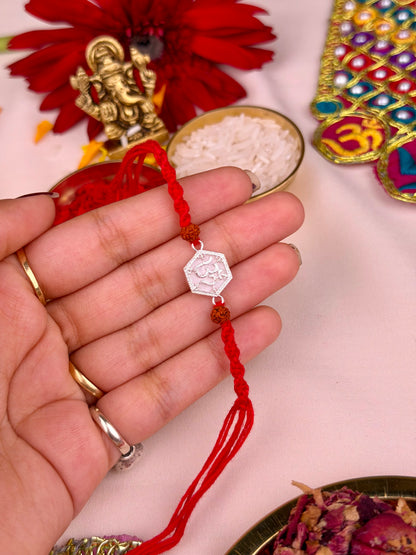 Om Rudraksha Rakhi