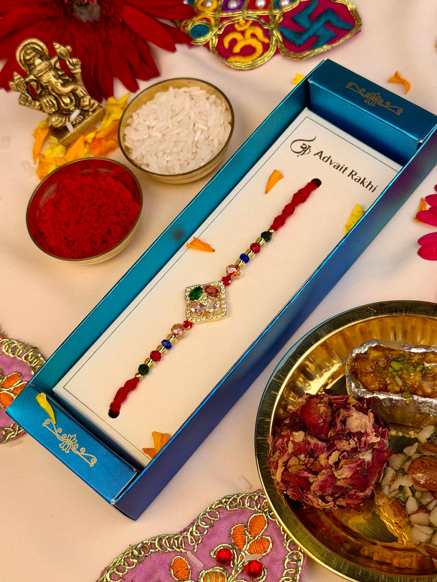 Celestial Crystal Rakhi