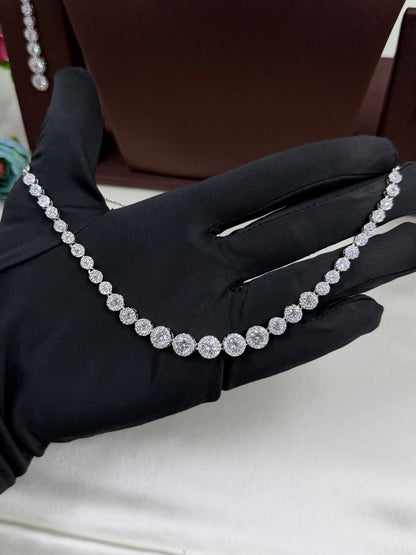Mahi American Diamond Delicate Necklace