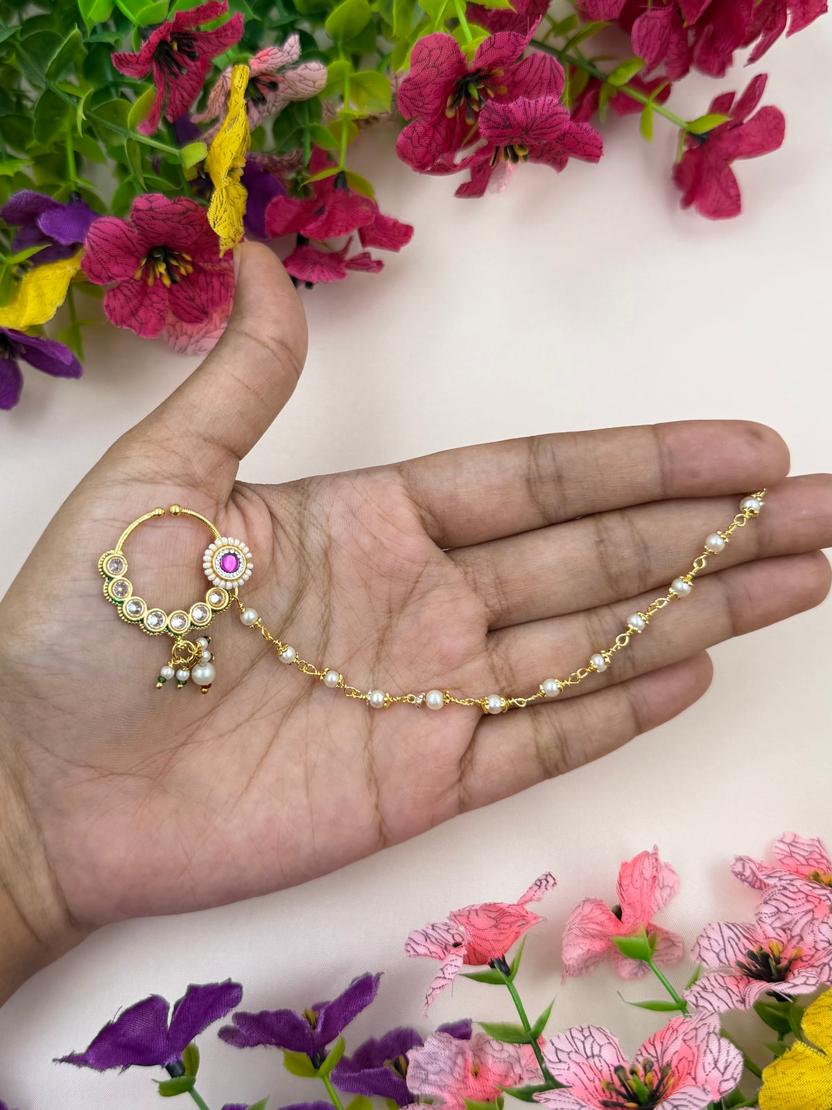 Disha Traditional Indian Nose Ring