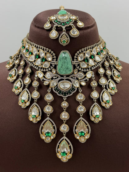 Anushka Premium Victorian Choker Necklace Set