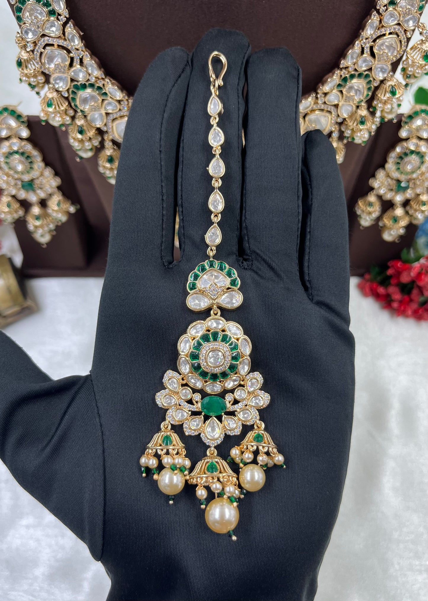 Rajvi Moissanite Premium Combo Set