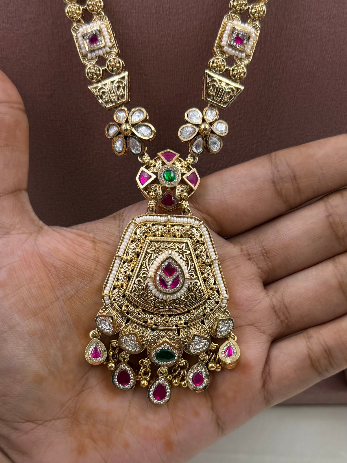 Palak Heritage Combo Necklace Set