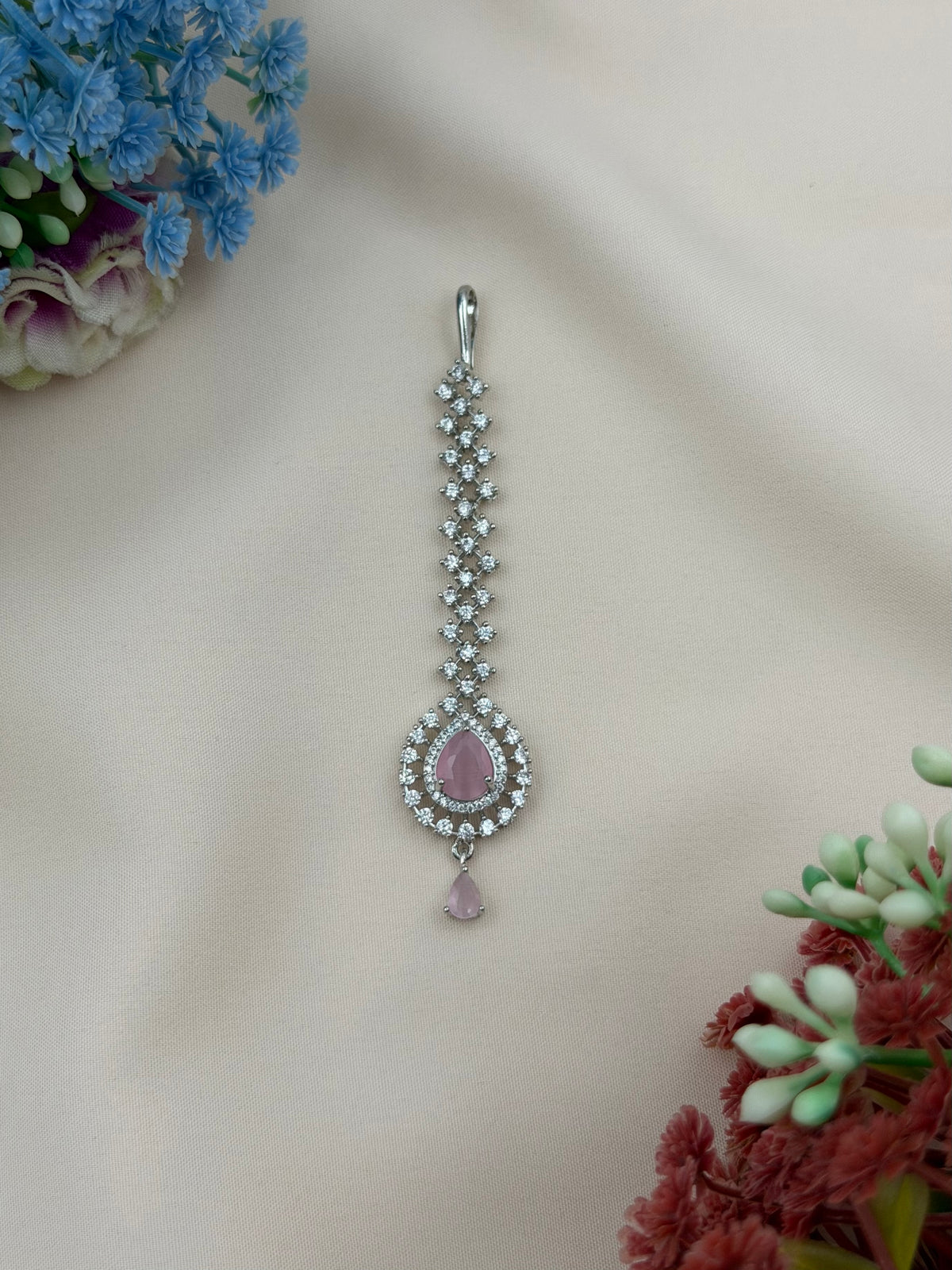 Crystal American Diamond Mang Tika