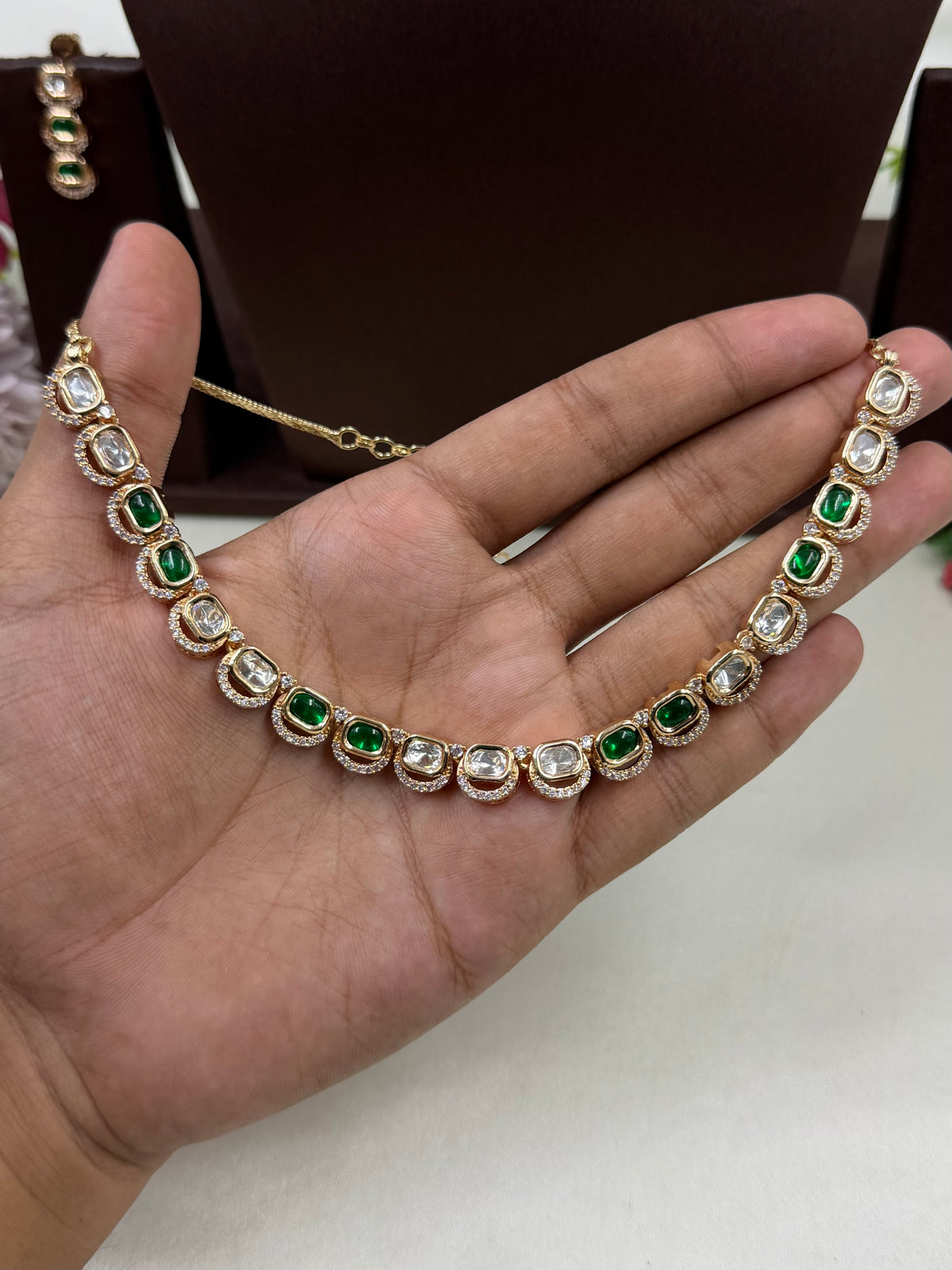 Manasi Moissanite Delicate Necklace