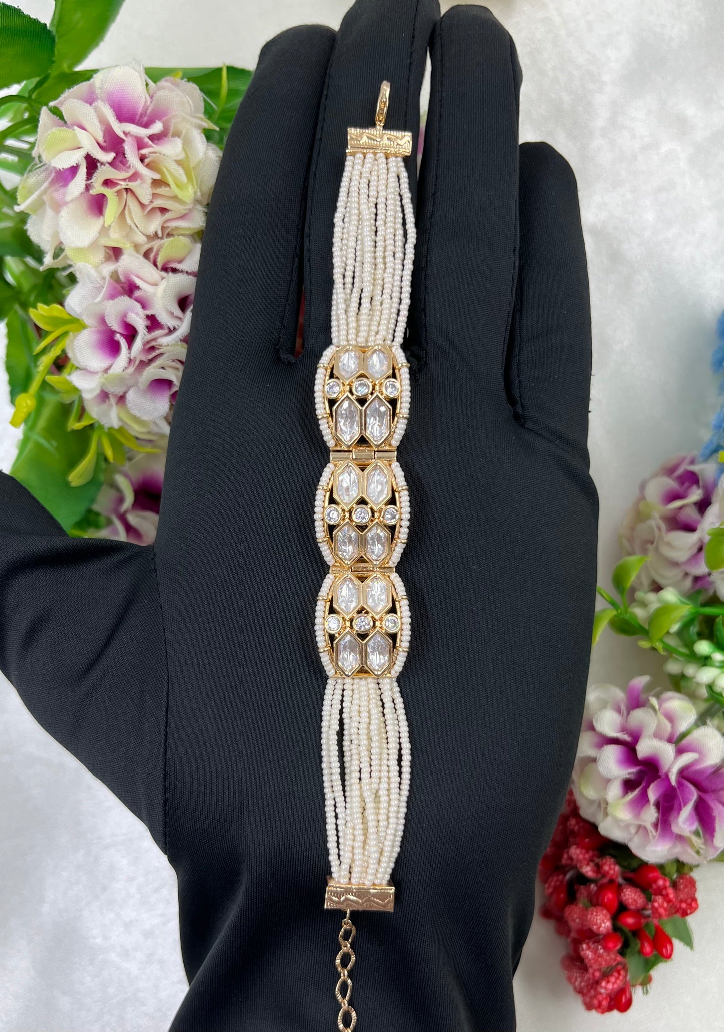 Anisha Moissanite Moti Bracelet