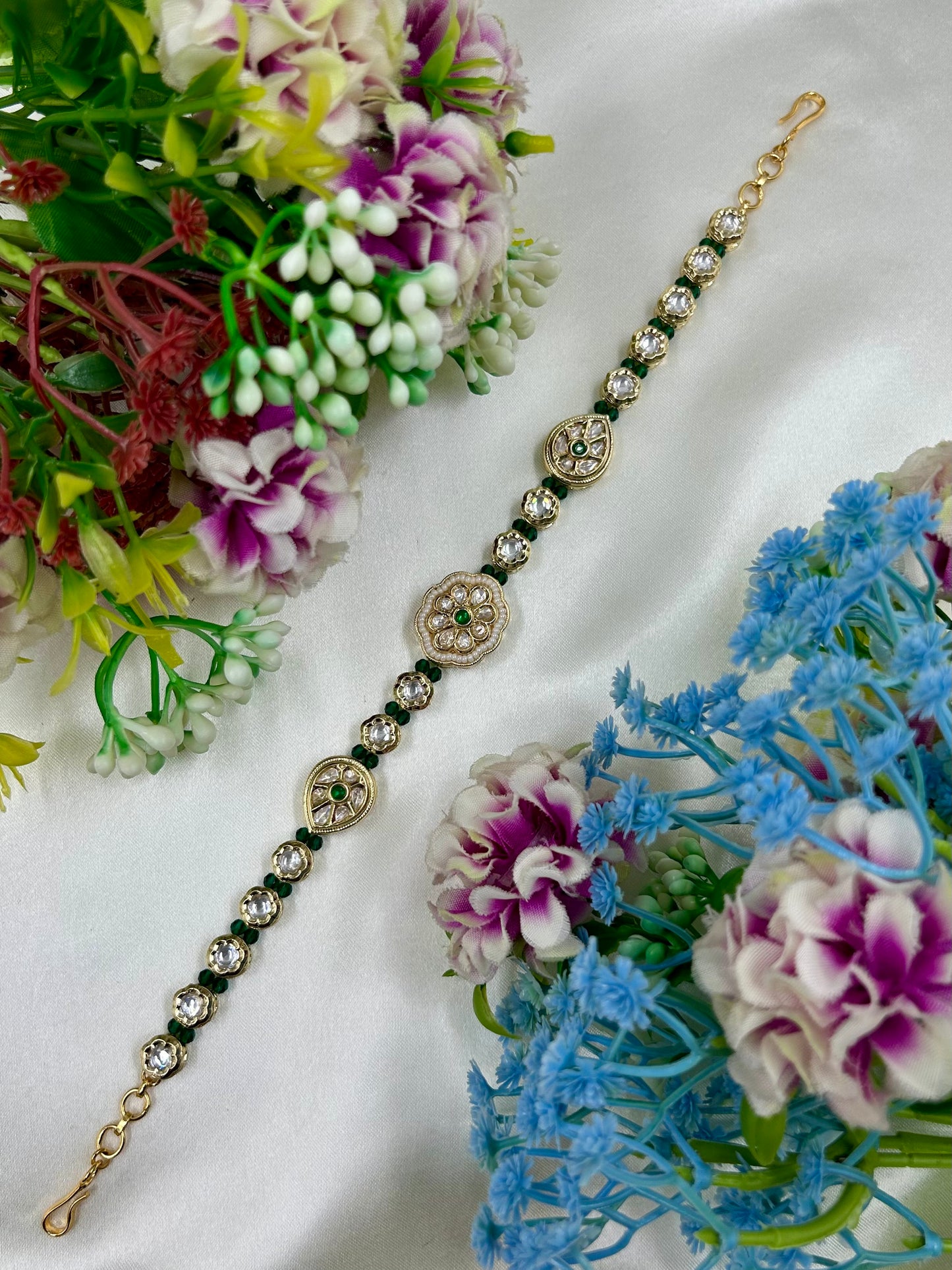 Isha Moissanite Sheesh Patti