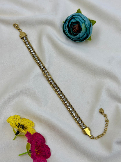 Nidhi Anti-Tarnish Stainless Steel Bracelet (Adjustable)