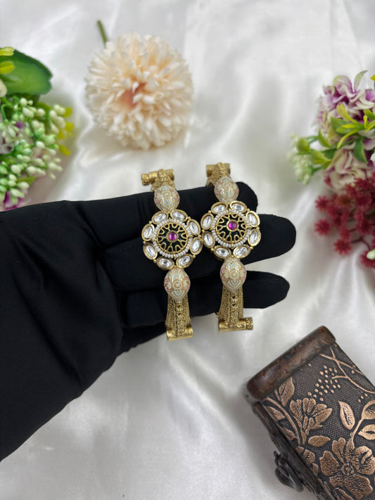 Leena Heritage Bangles (Openable)