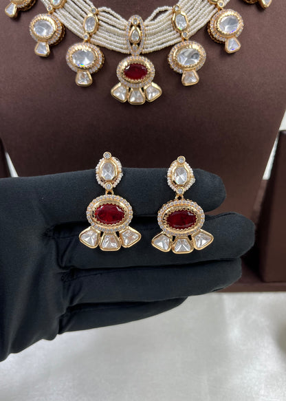 Sara Moissanite Moti Necklace