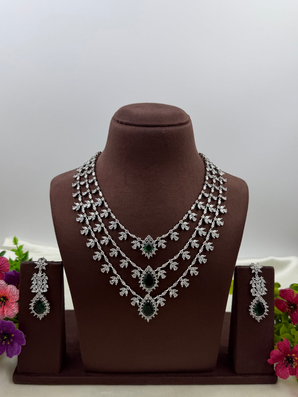 Ashley American Diamond Necklace Set