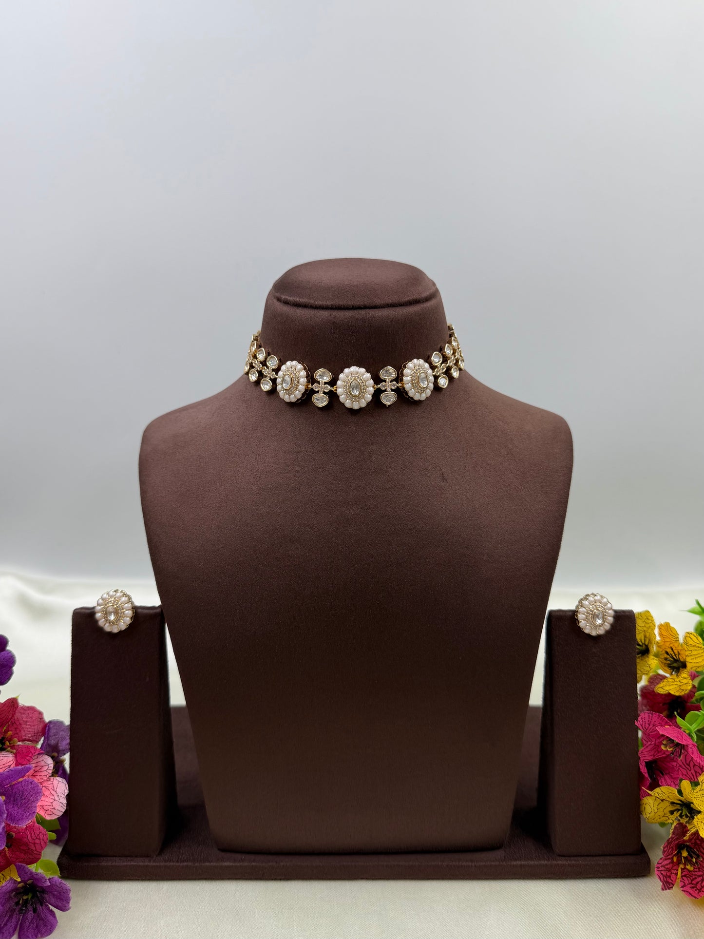 Zara Moissanite Choker Necklace