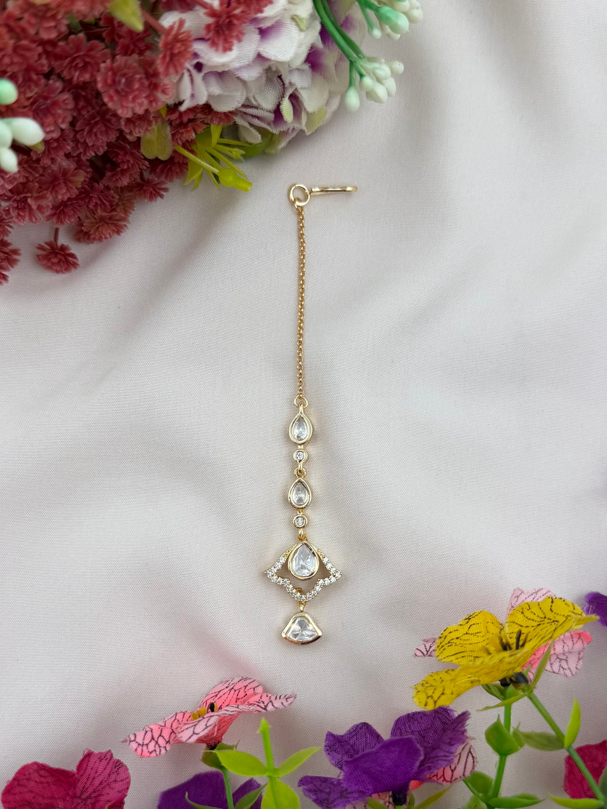 Sanchita Moissanite Mang Tika
