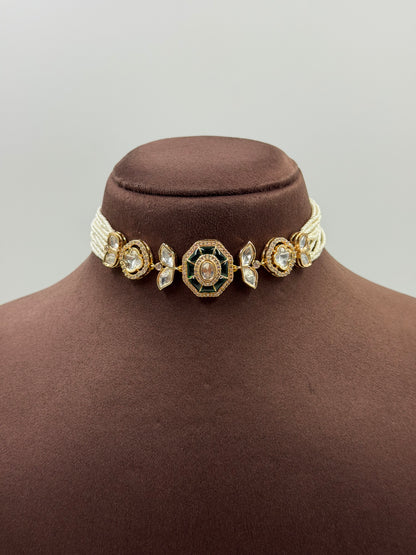 Mukti Moissanite Choker Necklace